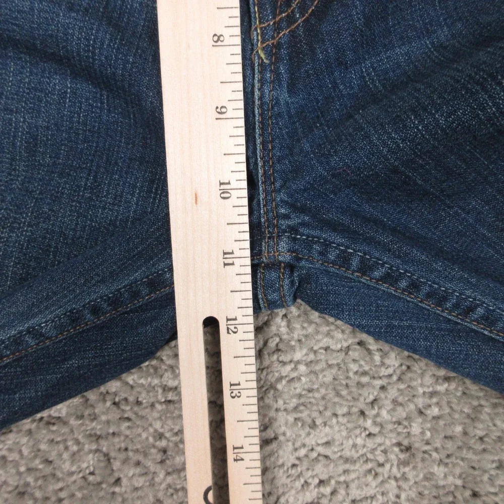 Banana Republic Jeans Mens 33x32 Blue Relaxed Fit Straight Faded Denim‎ Pants
